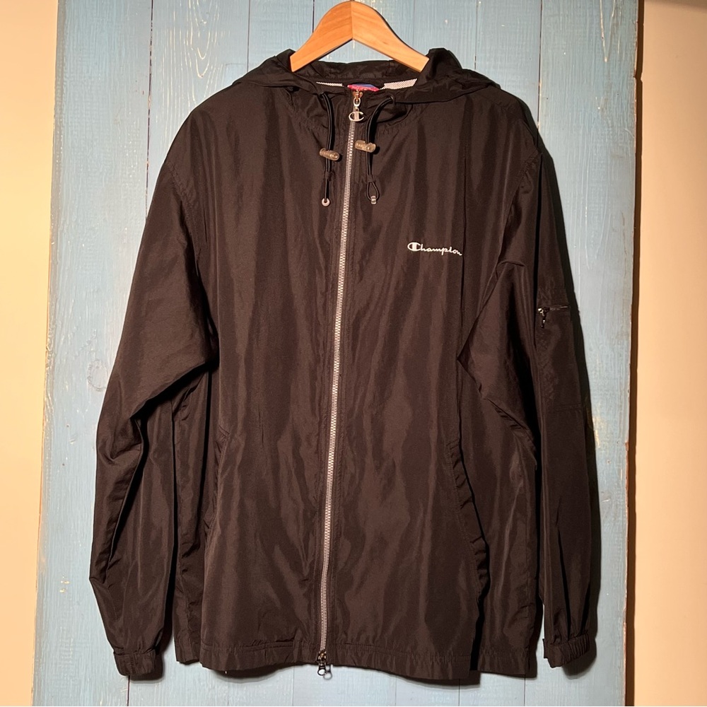 Champion Jacket Mens XL Windbreaker Men Rain Jacket
